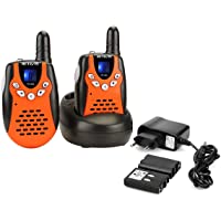 Los mejores  - Retevis RT602 Walkie Talkie Niños Recargable PMR446 8 Canales Pantalla LCD VOX Linterna Regalo para Niños Walkie Talkie…